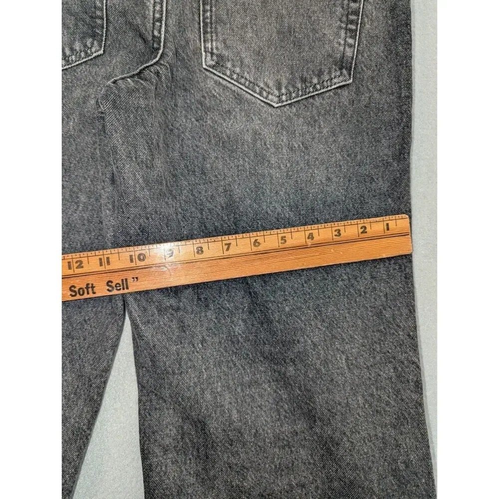 Superdry Denim Jeans Mens 28x30 Black Wide Leg Vtg Baggy Y2K Skater